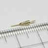 80pcs Gold Plated Round Header pin