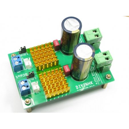 4.17uV Ultralow noise DAC power supply regulator 3.3V/5V 1Ax2