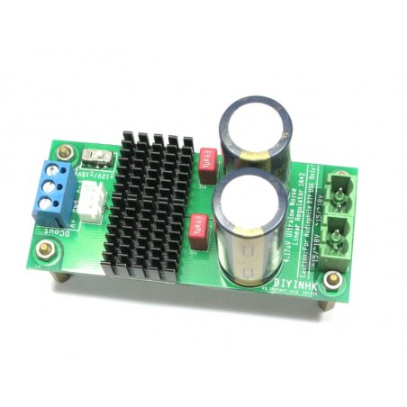 4.17uV Ultralow noise DAC power supply regulator +-12/15V 1A