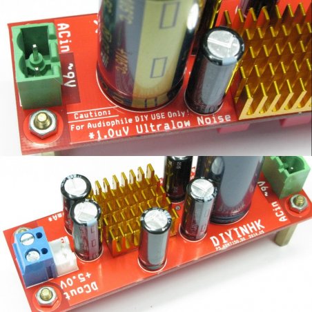 1.0uV Ultralow noise DAC power supply regulator 3.3V 5.0V 800mA