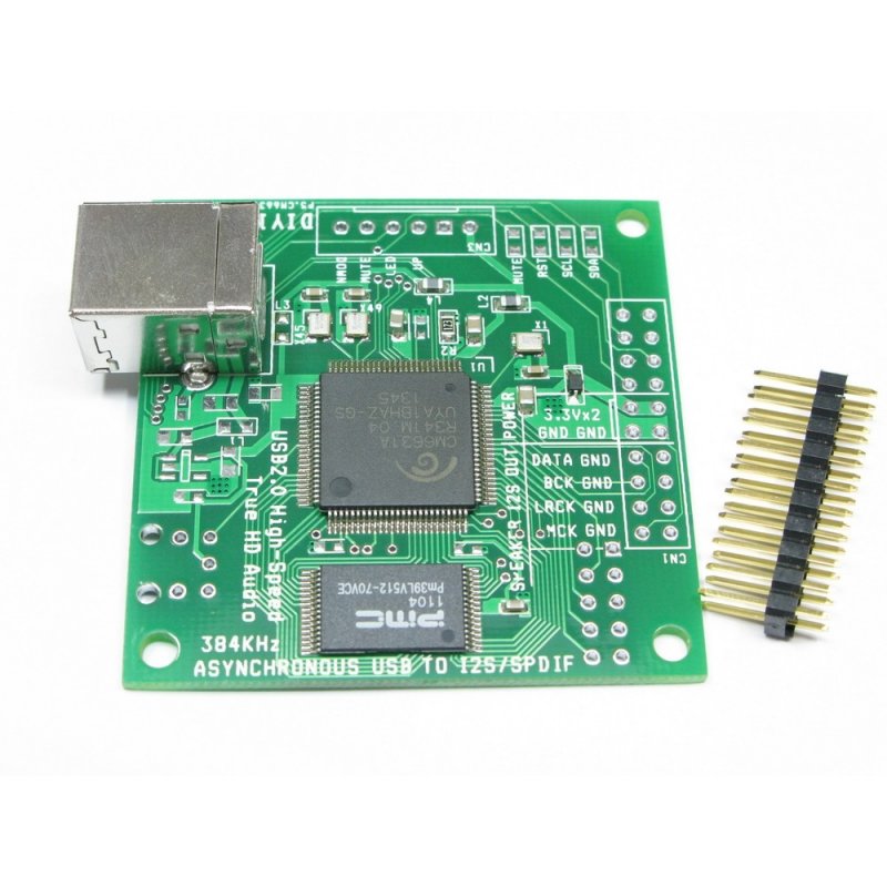 Elektrisk Gå tilbage social 384kHz Asynchronous USB to I2S/SPDIF CM6631A PCB