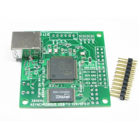 384kHz Asynchronous USB to I2S/SPDIF CM6631A PCB