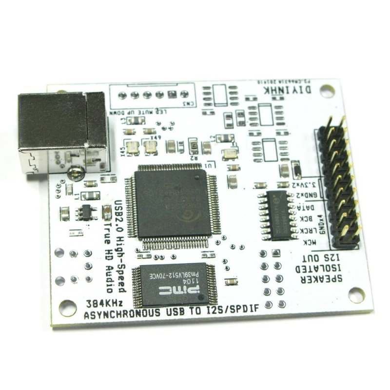 initial dæk Forblive Isolated 32bit 384kHz USB to I2S/SPDIF CM6631A PCB