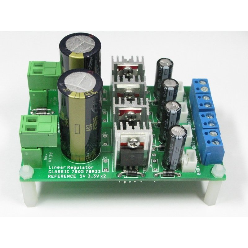 Classic Reference 78xx power supply linear regulator 3.3V 5V +-12V
