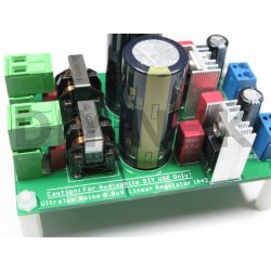 0.8uV Ultralow noise DAC power supply regulator 3.3/5/7V 1.5A*x2