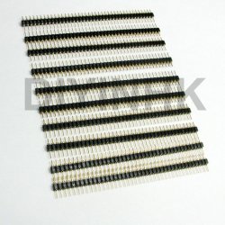 10pcs 1x40 Pin 2.54mm Gold Plated Round Male Pin Header