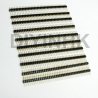 10pcs 1x40 Pin 2.54mm Gold Plated Round Male Pin Header