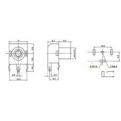 10pcs RCA golden socket 