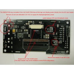 2.42 inch 128x64 pixel I2C/SPI OLED Panel