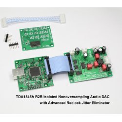 TDA1545A R2R Isolated nonoversampling NOS Audio DAC with FIFO reclock