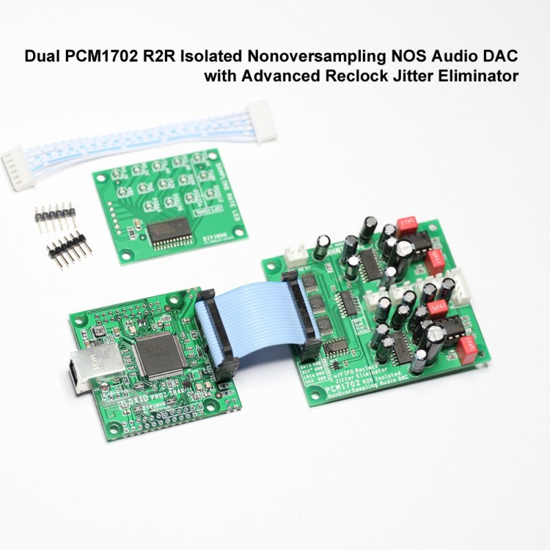 PCM1702 R2R Isolated nonoversampling NOS Audio DAC with FIFO reclock
