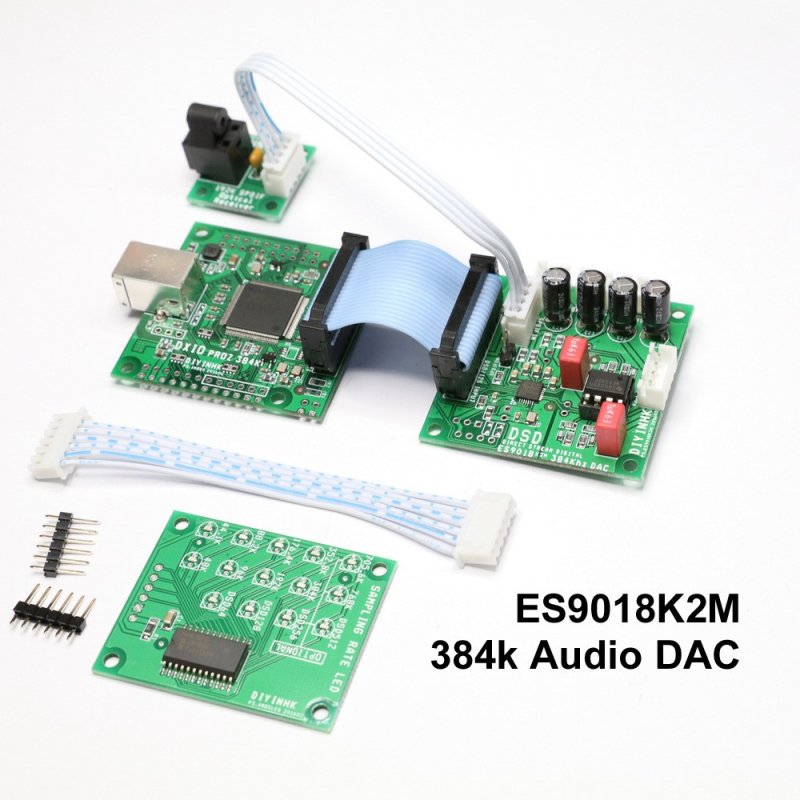 ES9018K2M XMOS DSD DXD 384kHz USB DAC with Bit-perfect volume control and SPDIF input