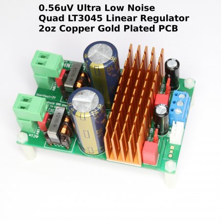 0.56uV Ultralow noise DAC power supply regulator +-9/12/15V 1.5A*2