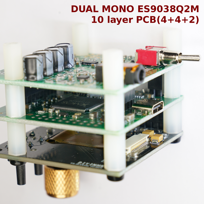 Dual Mono ES9038Q2M XMOS DSD DXD 768khz USB Audio DAC with Dual Mono ES9038Q2M XMOS DSD DXD 768khz USB Audio DAC with