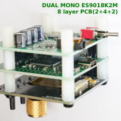 Dual Mono ES9018K2M XMOS DSD DXD 2x384khz USB Audio DAC with Bit-perfect volume control