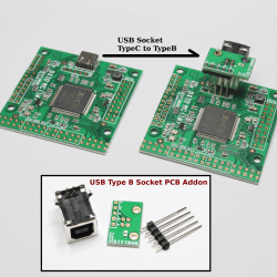 USB Type B Socket PCB...