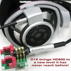 D1X High Fidelity Headphone Amplifier V2