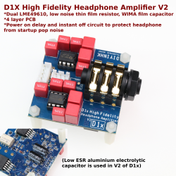 D1X High Fidelity Headphone...