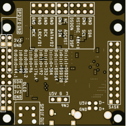 XMOS XU208 32Bit 384kHz DXD DSD256 DSD reclock SPDIF USB I2S in/out PCB