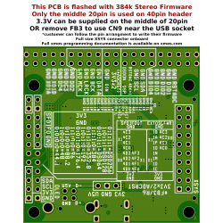 XMOS 384kHz DXD DSD256 high-quality USB Type-C to I2S/DSD/SPDIF Stereo PCB 2024